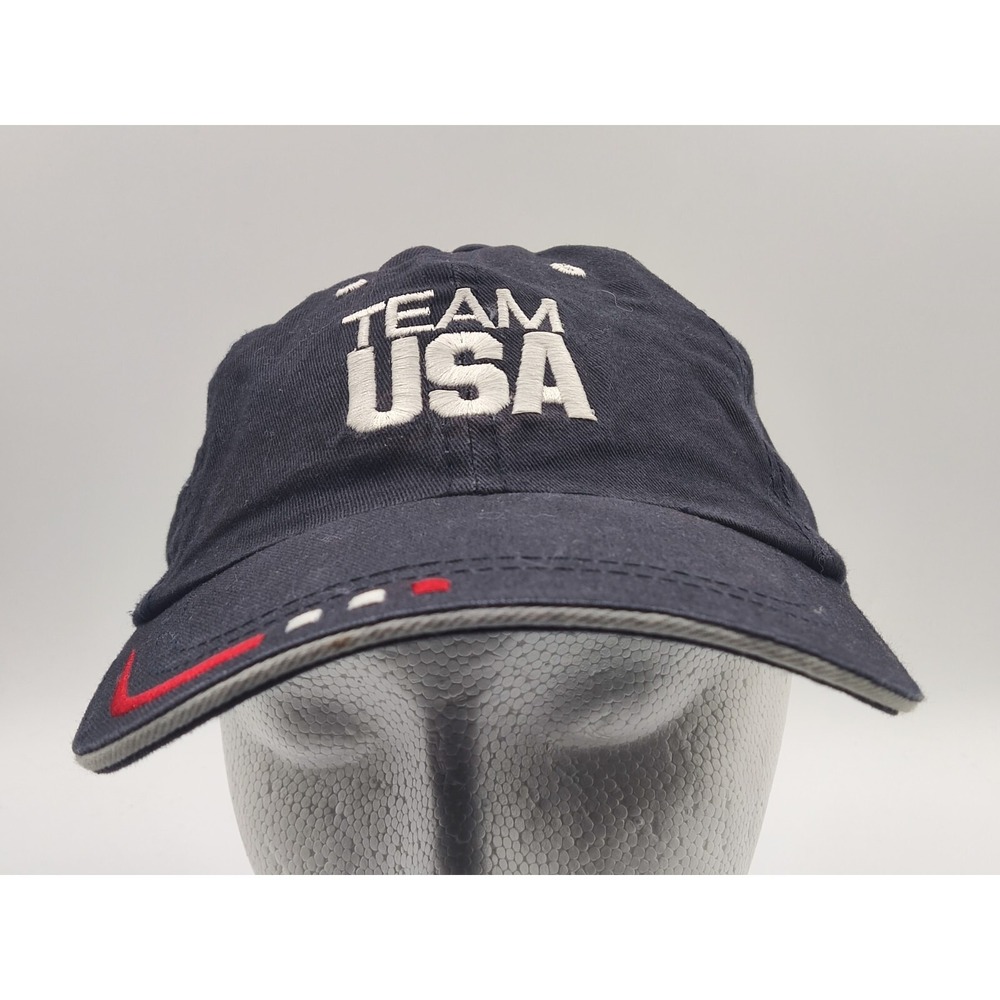 Team USA US Olympic Team Apparel Blue Baseball Cap Hat Strapback